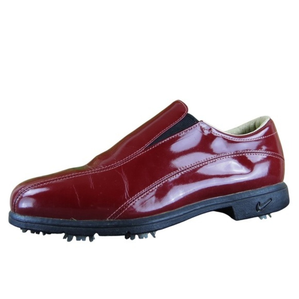 Nike Women's Verdana Golf Cleat Slip-On Red Patent Leather 6.5 Medium  Used 2025